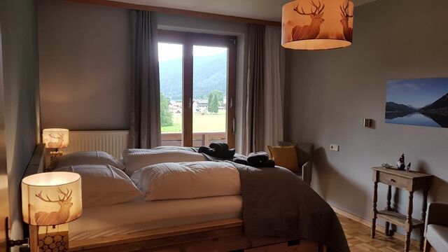 Ferienwohnung Weissensee, slaapkamer
